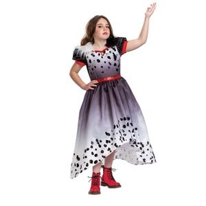 Disguise Girls' Disney Prestige Cruella Costume (8-10)